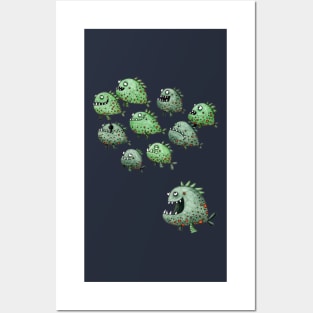 Swarm Of Piranhas Posters and Art